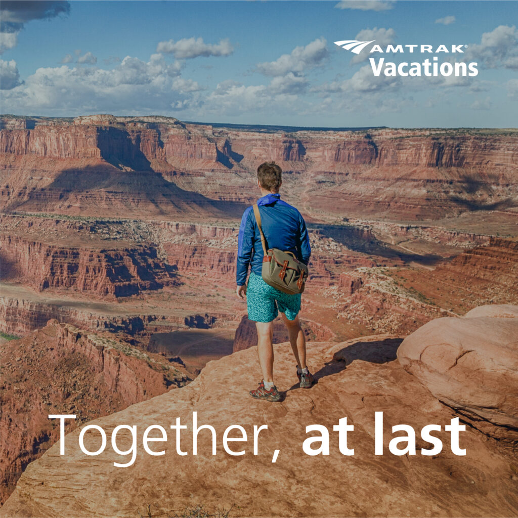 Amtrak travel Advertisement to the National Parks Experiential Learning is Living! 