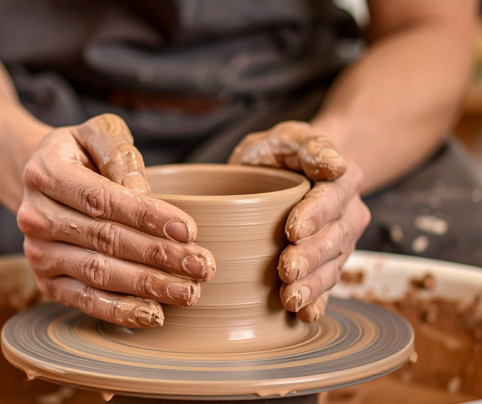 Mud, Wheels & Wine: Beginner Pottery Night